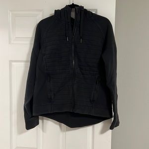 lululemon black zip up hoodie sweatshirt